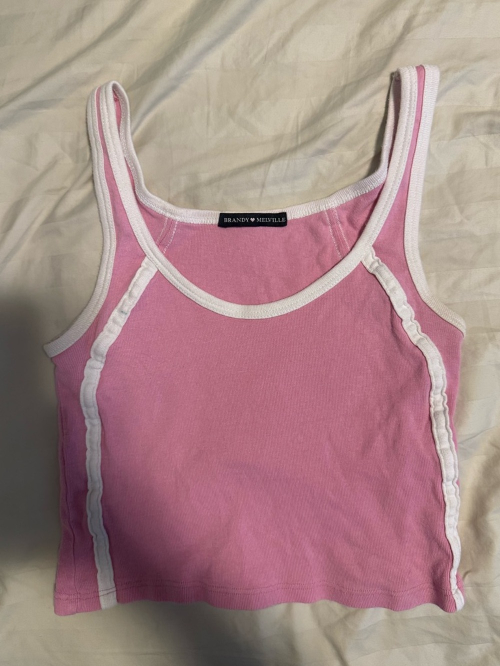 Brandy Melville Sporty Pink Tank Top